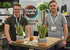De mannen van Mondo Verde; Jeffrey Haan en Kees Bakker.